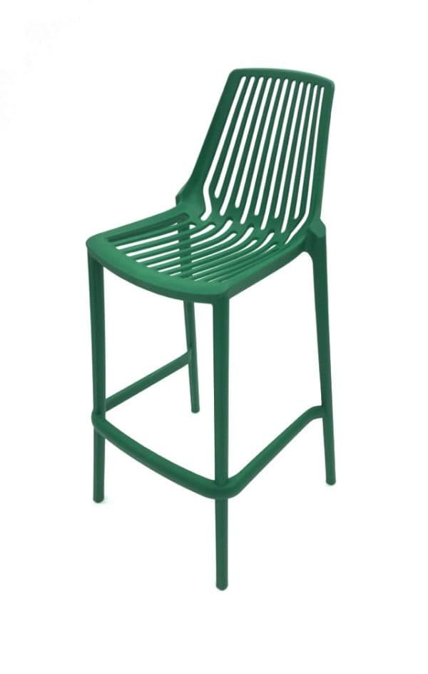 Green Plastic Bar Stool Hire - Indoor & Outdoor - BE Event Furniture Hire