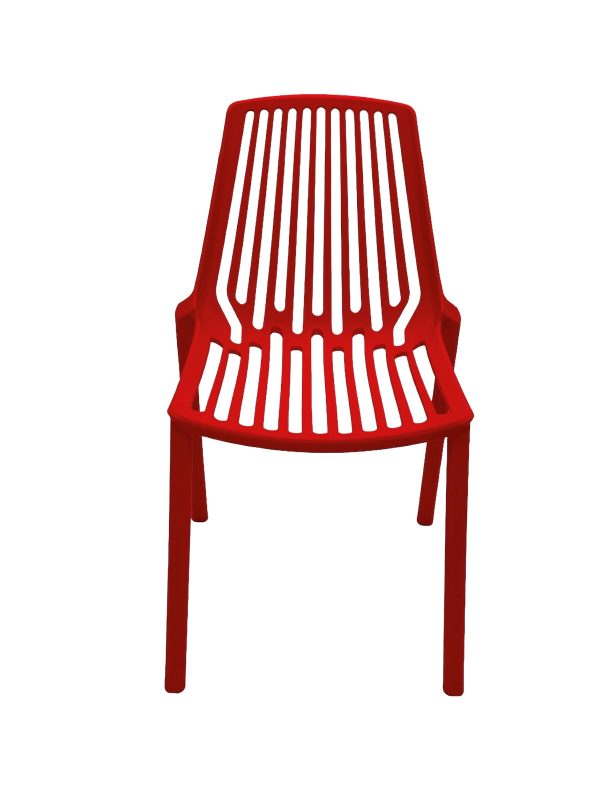 Red Plastic Stacking Chairs