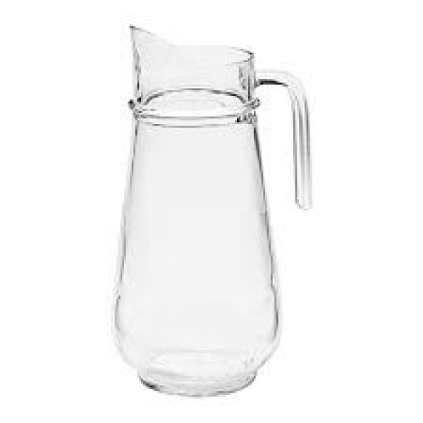 1.7 Litre Glass Water Jug Hire Glassware Hire BE Event Hire