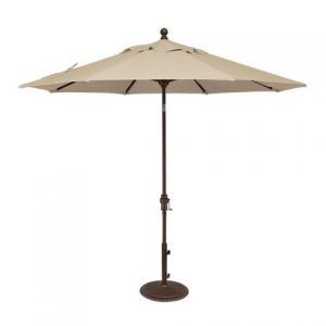 Cream Parasol - Patio Umbrella to Hire - BE Event Hire
