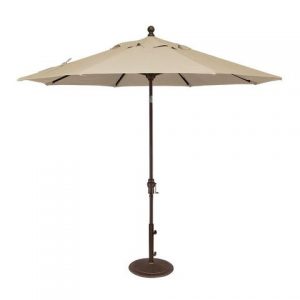 Cream Parasol - Patio Umbrella to Hire - BE Event Hire