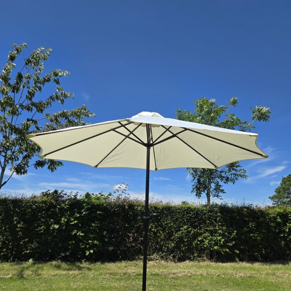 Cream Umbrella Underside Cream Umbrella Underside