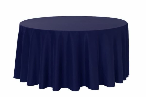 Blue Table Cloth 120" (Round) - Weddings, Events Hire - BE Event Hire