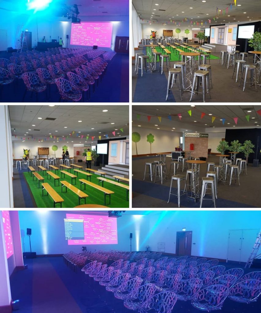 Event Furniture Hire at Telford International Centre - BE Event Furniture Hire