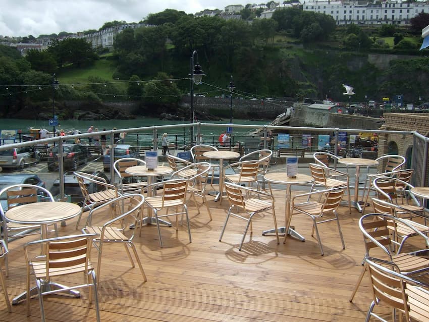 Bistro Table Hire Guide - Bistro Tables at Seaside - BE Event Furniture Hire