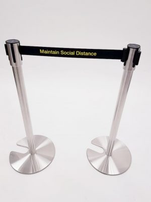 Stretch Barrier - Maitain Social Distance - BE Event Furniture Hire