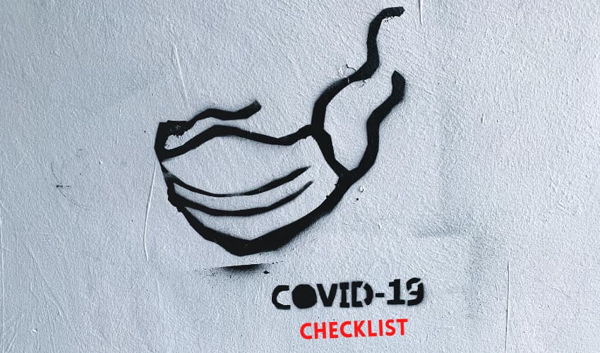 COVID Events Checklist - BE Event Furniture Hire