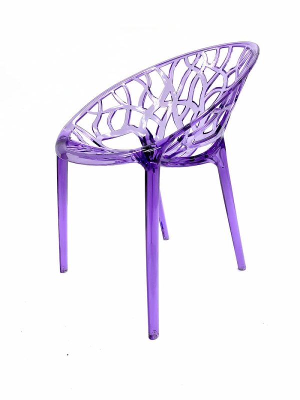 Purple Umbria Chair Hire - Front Side - BE Event Furniture Hire