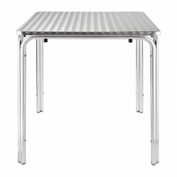 Square Aluminium Table Hire - Bistro Style Tables - BE Event Furniture Hire