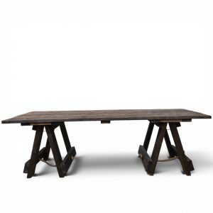 8'x 3' Rustic Trestle Table Hire