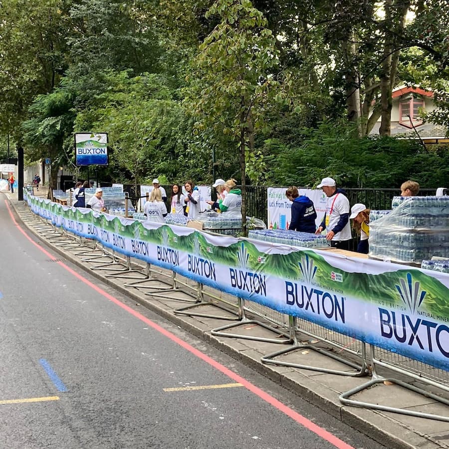 London Marathon 2023: Our Trestle Tables Playing their Part - BE Event Furniture Hire