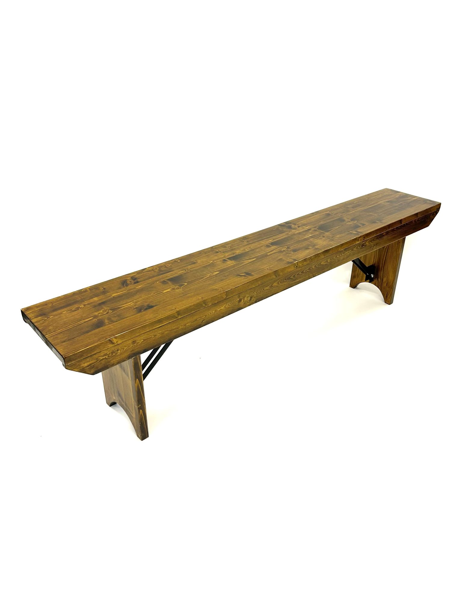 Rustic Wooden Bench Hire BE Event Hire