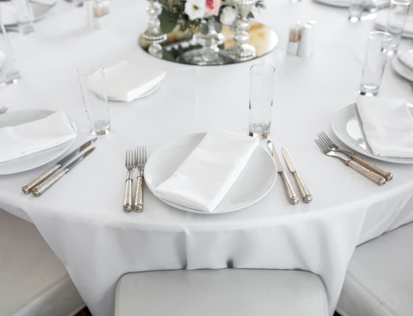 Table Linen Hire for Weddings - BE Event Furniture Hire