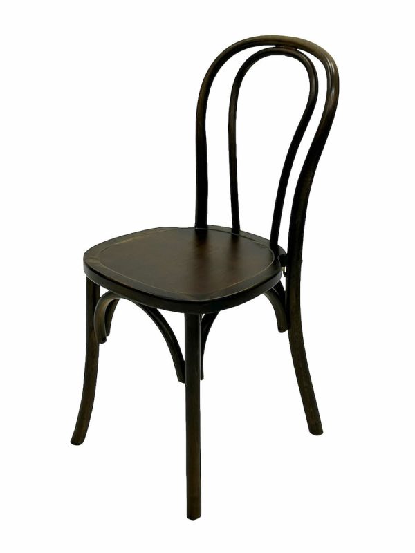 Dark Bentwood Wooden Chairs - Weddings and Events - BE Event Furniture Hire