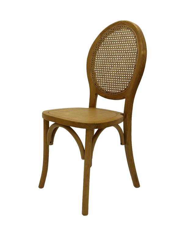 Cane Back Wooden Chair