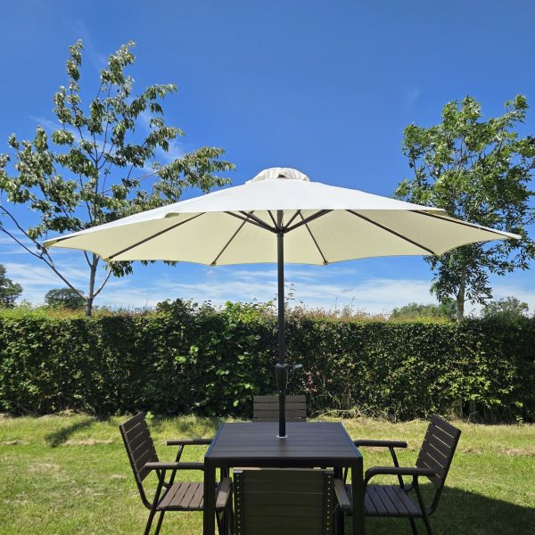 Durawood & Cream Umbrella