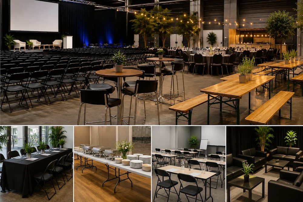 Event Furniture That Works Harder Across Your Event - BE Event Furniture